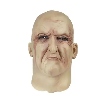 

Old Man Latex Mask Horror Grandparents Old People Realistic Full Head Masks Halloween Party Costume Cosplay Party Props