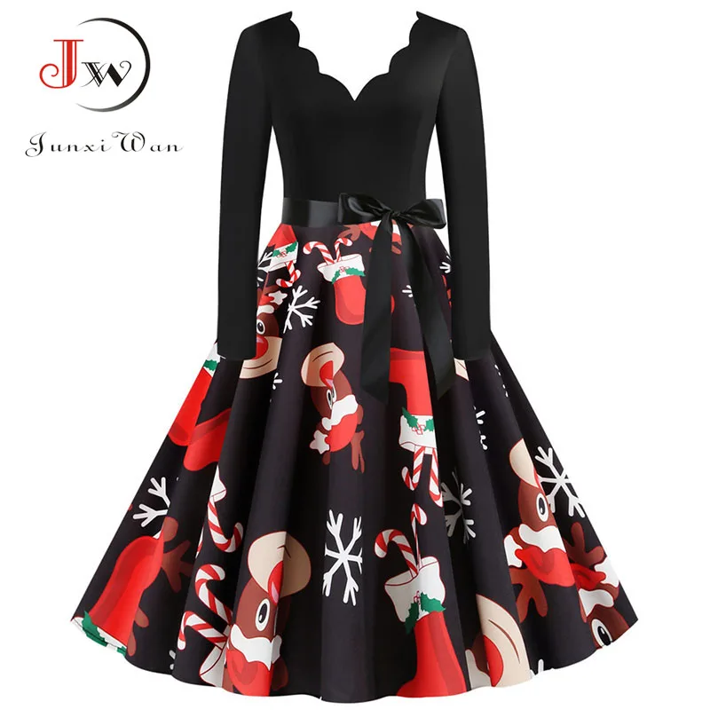 chinese dress ladies Lavetir A-Line/Princess Asymmetrical Long Sleeves Pleated Velvet Christmas Dresses 2026