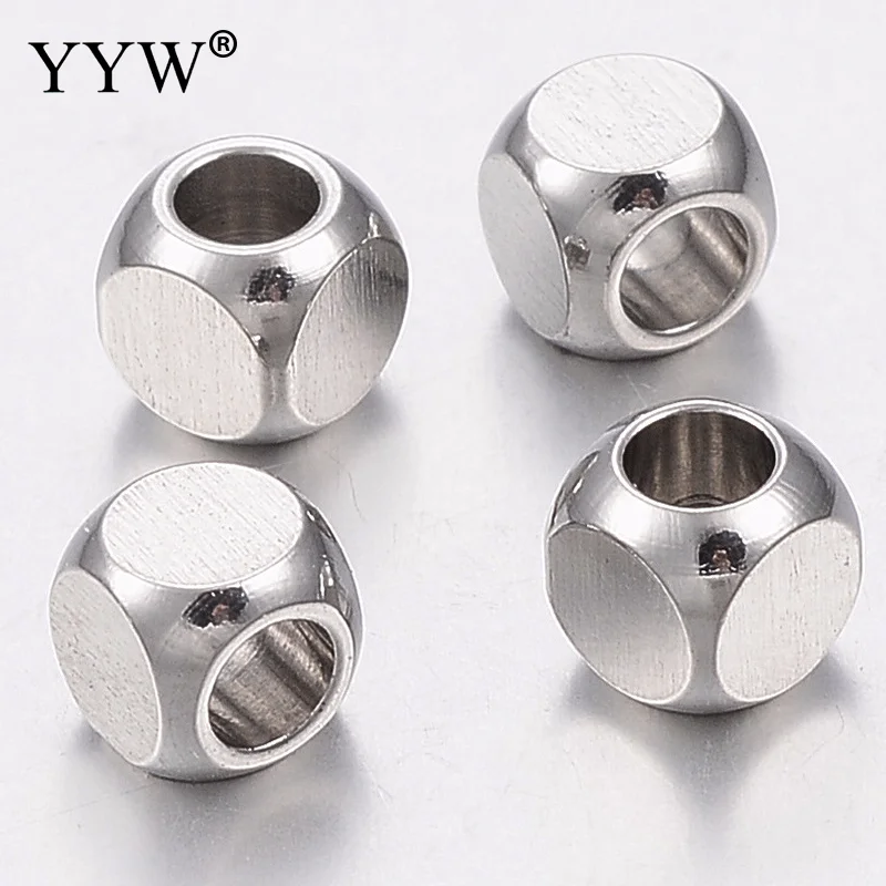 

Silver Plated Stainless Steel Spacer Beads Ball 2/3/4/5/6mm Metal Round Loose Beads For Jewelry Bracelet Making Diy Accessories