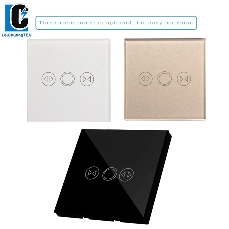 

Curtain switch Touch-Screen-Switch Remote-Control Wireless Eu/Uk-standard Wireless intelligent touch switch