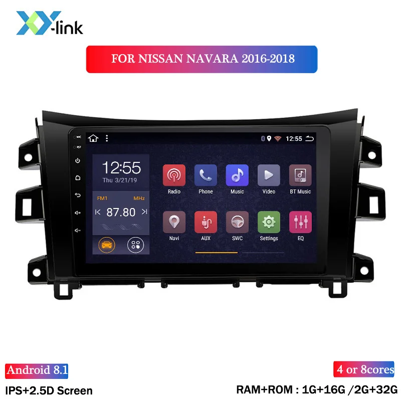 

10.1 inch Android 8.1 full touch screen car multimedia system For Nissan navara NP300 2016-2018 car gps radio navigation