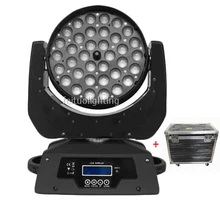 4 шт./лот+ Flycase Lyre 36x10 Led Moving Head Wash Zoom DMX сценический светильник RGBW 4в1 Zoom Led Moving Head Wash Свадебный светильник ing