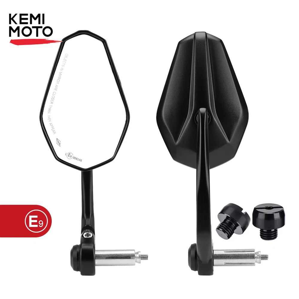 22mm 7/8" Motorcycle Bar End Mirror For Can am outlander For MT-09 MT-07 r1 fz1 ttr 250 Suzuki GXSR 600 sfv650 Cb125R