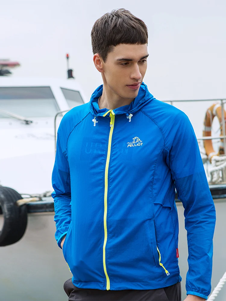 Pelliot women Sun-protective Sport Shirt Climbing Hiking Windbreaker men&rsquo;s fishing windproof Cycling Jacket Anti-UV Camping Coat
