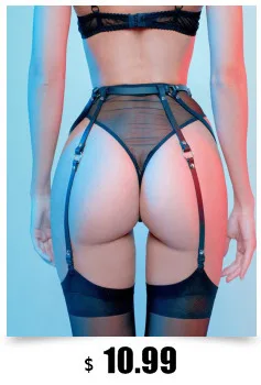 Панк Харадзюку подвязки меч пояс сексуальный голографический Фетиш Готический БДСМ Связывание свитер на теле белье для женщин черная подвязка
