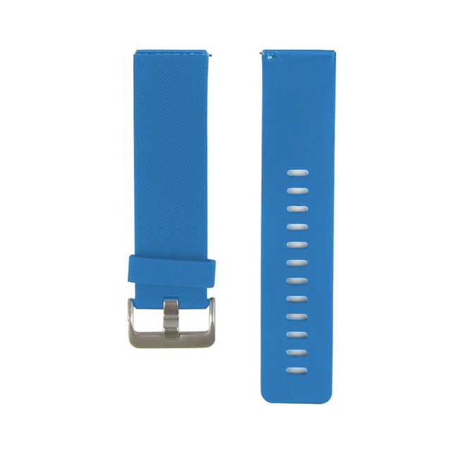 Bemorcabo для Fitbit Blaze Band, Мягкий силикон Конфета цвет спортивные часы ремешок с пряжкой для Fitbit Blaze большой размер - Цвет ремешка: Sky Blue