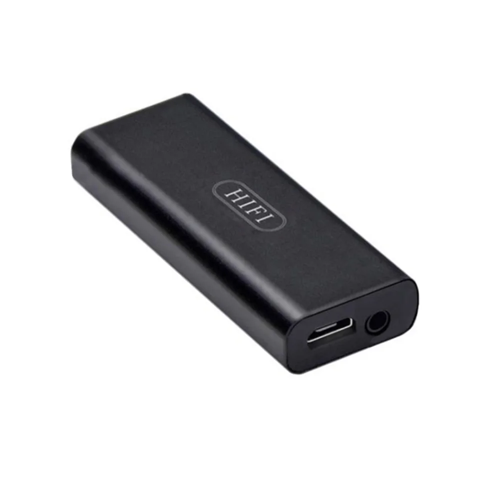 Black HIFI Powerful Rechargeable Mini Home Stereo Audio Music Improver Portable For Phone Headphone Amplifier 3 5mm Earphone