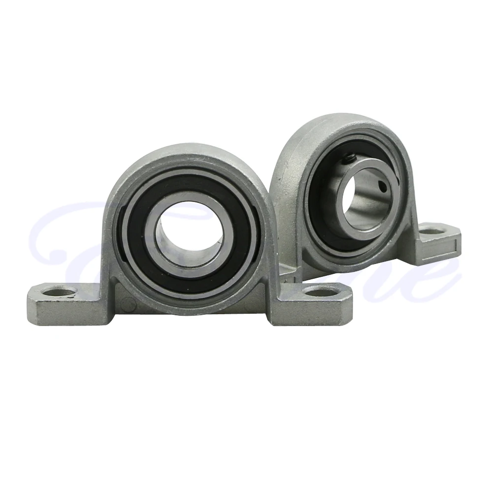 

2Pcs Flange Bearing Pillow Block Zinc Alloy Rhombic KP/KFL000 - 004 Dia Support D0AC
