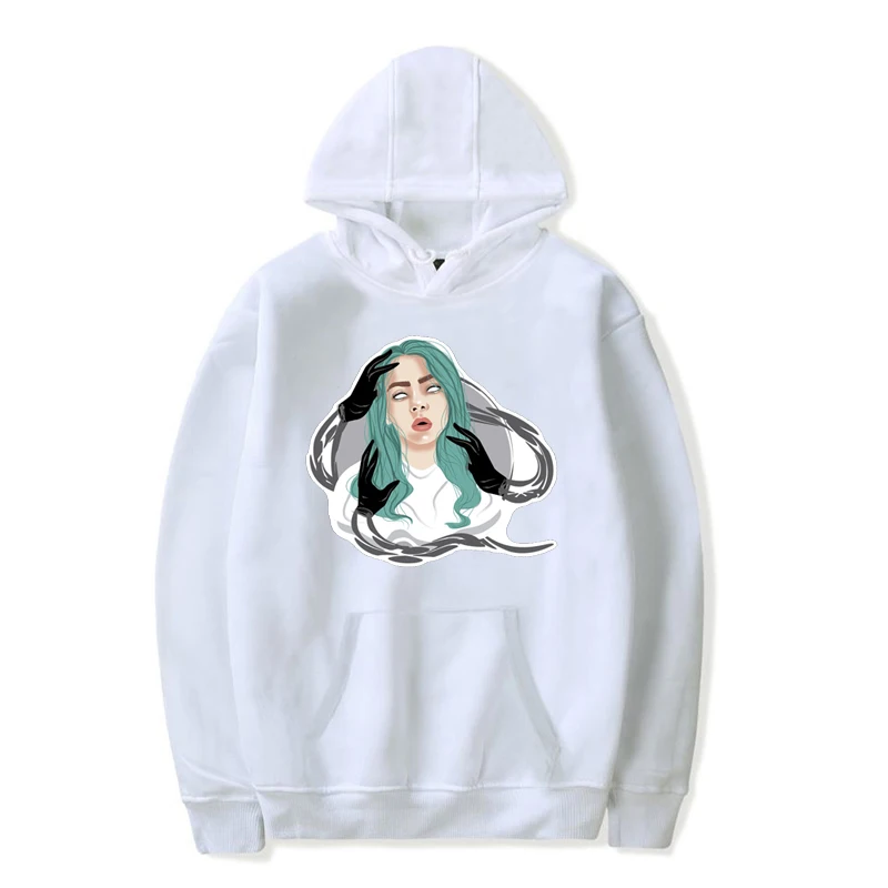 Hoodies 6 Новое поступление года; детская одежда Billie Eilish; детские толстовки с капюшоном для мальчиков и девочек; толстовки для малышей; повседневные хлопковые топы; сезон осень-зима - Цвет: Hoodies 6