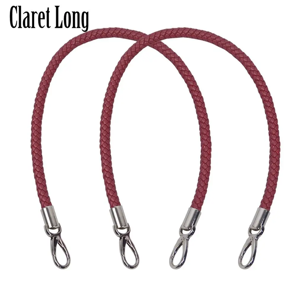 claret long TANQU Новинка 1 пара Obag ручки длинный короткий ремень для Obag EVA Obag женская сумка через плечо - Цвет: claret long