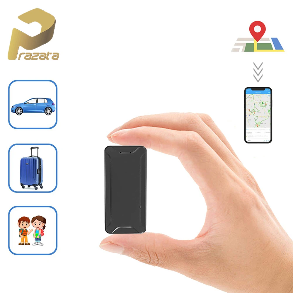 

Mini GPS Tracker Auto GPS Track AT2 Strong Magnet Tracker 1000mah Built-in Battery Voice Monitor Sound Alarm Free Tracking Web