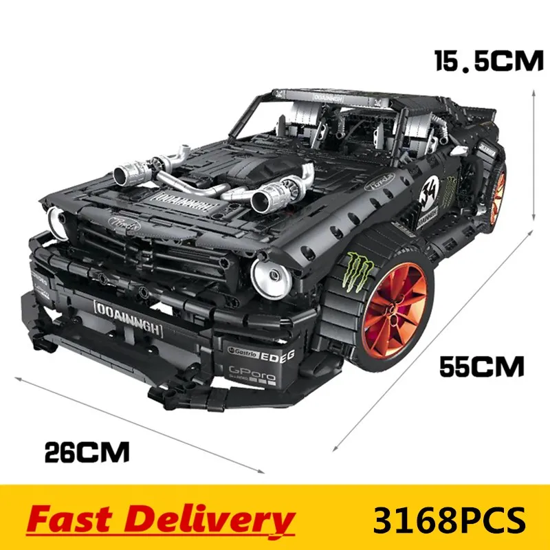 Мпц 1:8 автомобиля мустангов модель набор сборки игрушечные модели автомобилей
