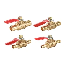 Uxcell 1/2/4 шт. воздушный шаровой клапан ОТСЕЧНОЙ выключатель 1/" 1/4" 3/" 5/16" штуцер для шланга для трубопроводов Системы и Газе поставляя Системы