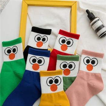 

cartoon socks cute woman kawaii calcetines women meias mulher skarpetki kobieta skarpety meia divertidas sock cotton sokken