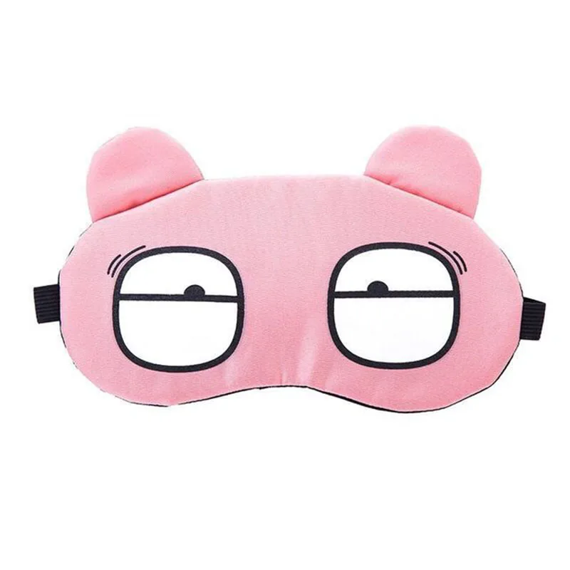 Cute cartoon expression Sleep masks Eye cover for Travel sleeping shading eye mask for beauty sleep with ice pack Heatable