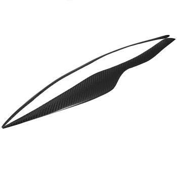 

Carbon Fiber Headlight Eyebrows Cover Trim Fit for BMW E90 E91 4DR 2005-2011