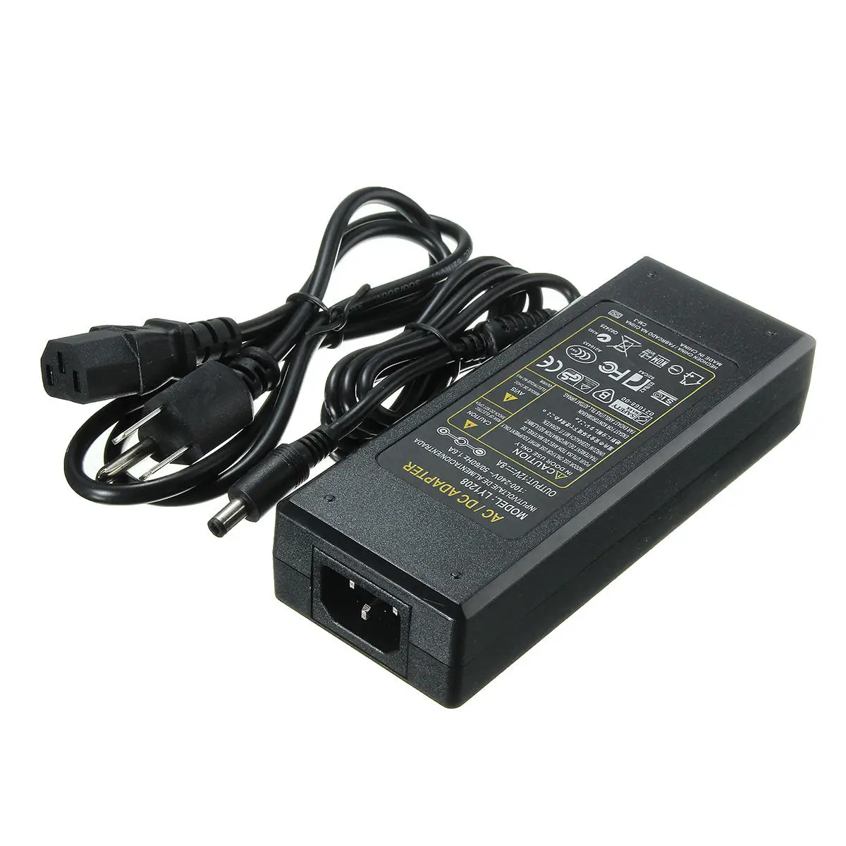 AC 110-240V К DC 12V 8A адаптер питания для светодиодные ленты светильник