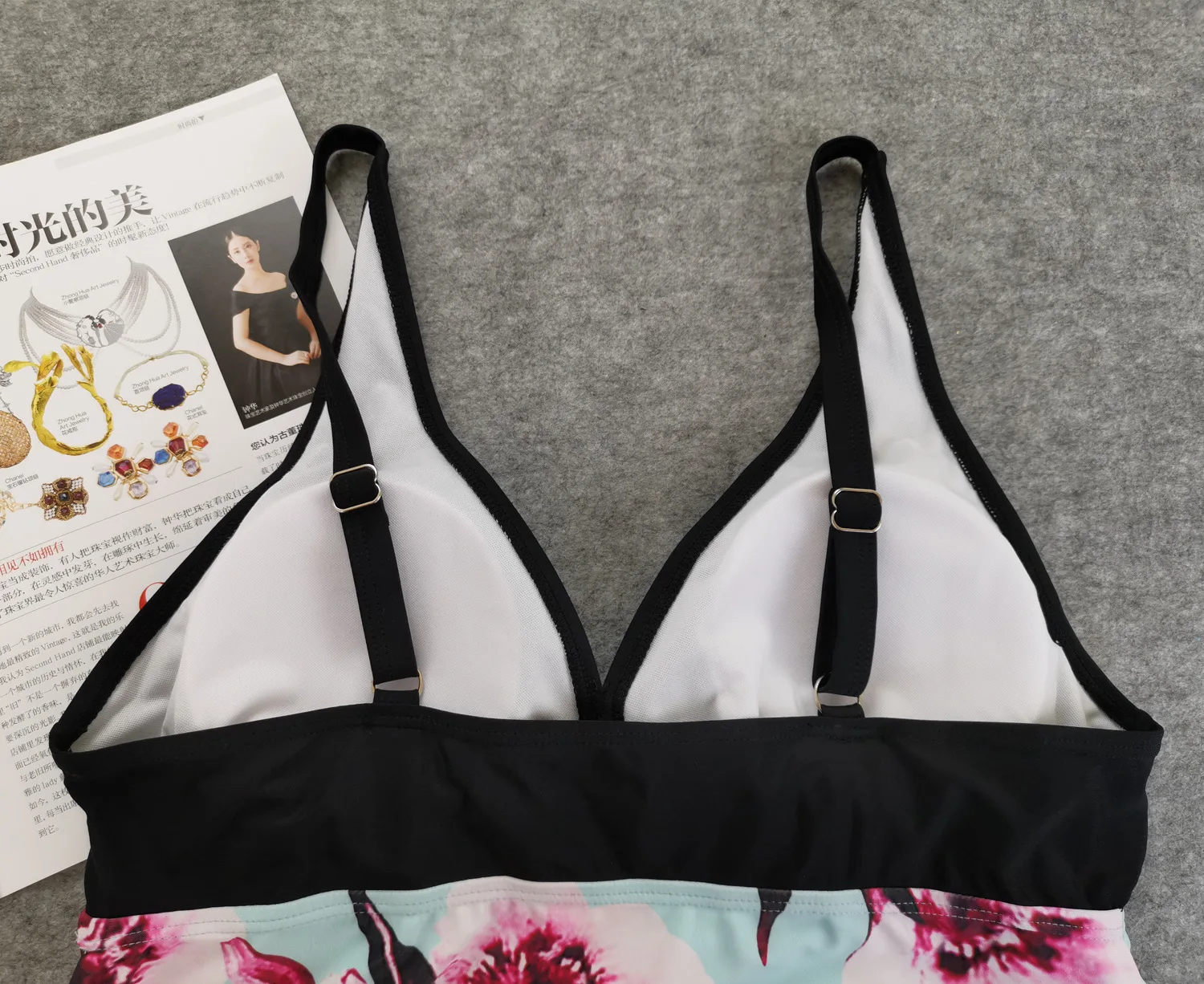 

2020 Europe And America New Style Digital Printing Large Size Split Type WOMEN'S Swimsuit Plus-sized High-waisted Boxer Swimwear