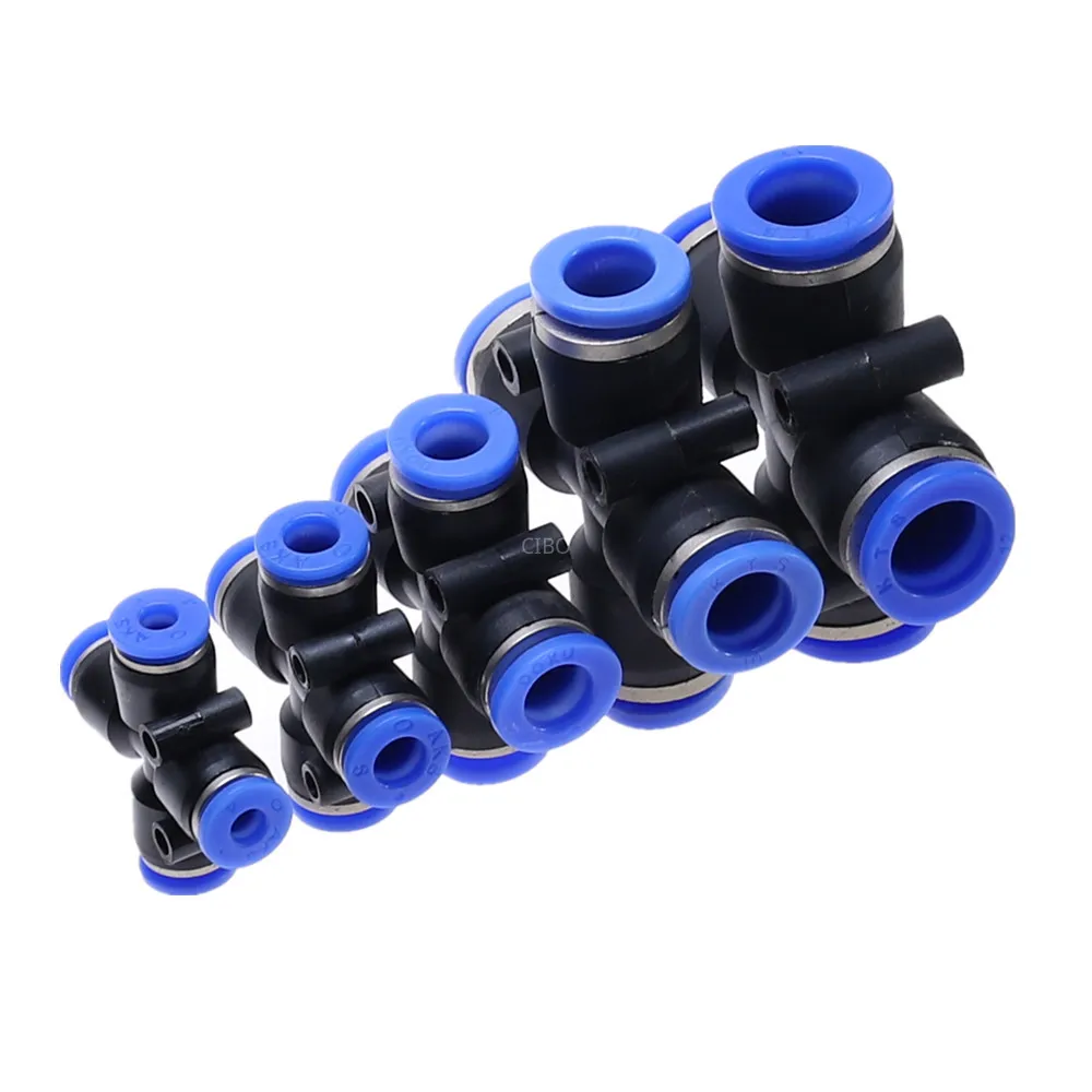 

10pcs/a lot PZA 4 6 8 10 12mm Air Fitting 4-Way Cross Shaped Splitter Push in Pneumatic Tube Connector Quick Fittings Free Ship