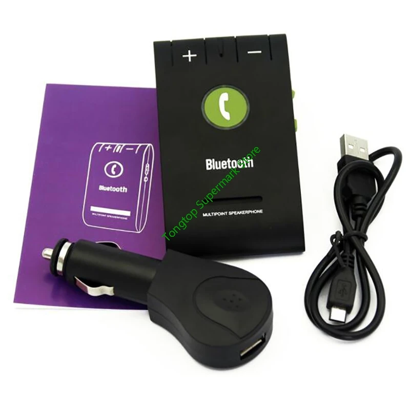 Автомобильный fm-передатчик Bluetooth Handsfree автомобильный mp3-плеер USB беспроводное зарядное устройство FM модулятор Carkit Поддержка TF карты
