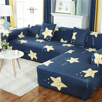 

L shaped Sofa Cover Stretch Sectional Couch Cover Sofa Set Sofa Covers For living Room housse canape slipcover 1/2/3/4 seater