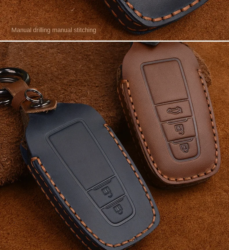 Crazy Horse Custodia In Pelle Chiave Dell'automobile Per Toyota Prius CHR C-HR Camry 2017 2018 2019 Remote Protegge La Copertura del Sacchetto del Keychain accessorio Auto 8 Crazy Horse Custodia In Pelle Chiave Dell'automobile Per Toyota Prius CHR C-HR Camry 2017 2018 2019 Remote Protegge La Copertura del Sacchetto del Keychain accessorio Auto - H210af41a81aa4d6a8cf9e59407ed01b4W