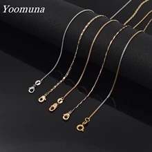 Мужское женское ожерелье позолоченные цепочки Figaro молотые змейки бордюр золотое ожерелье s для женщин мужчин модные ювелирные изделия 2,5 4 5 мм