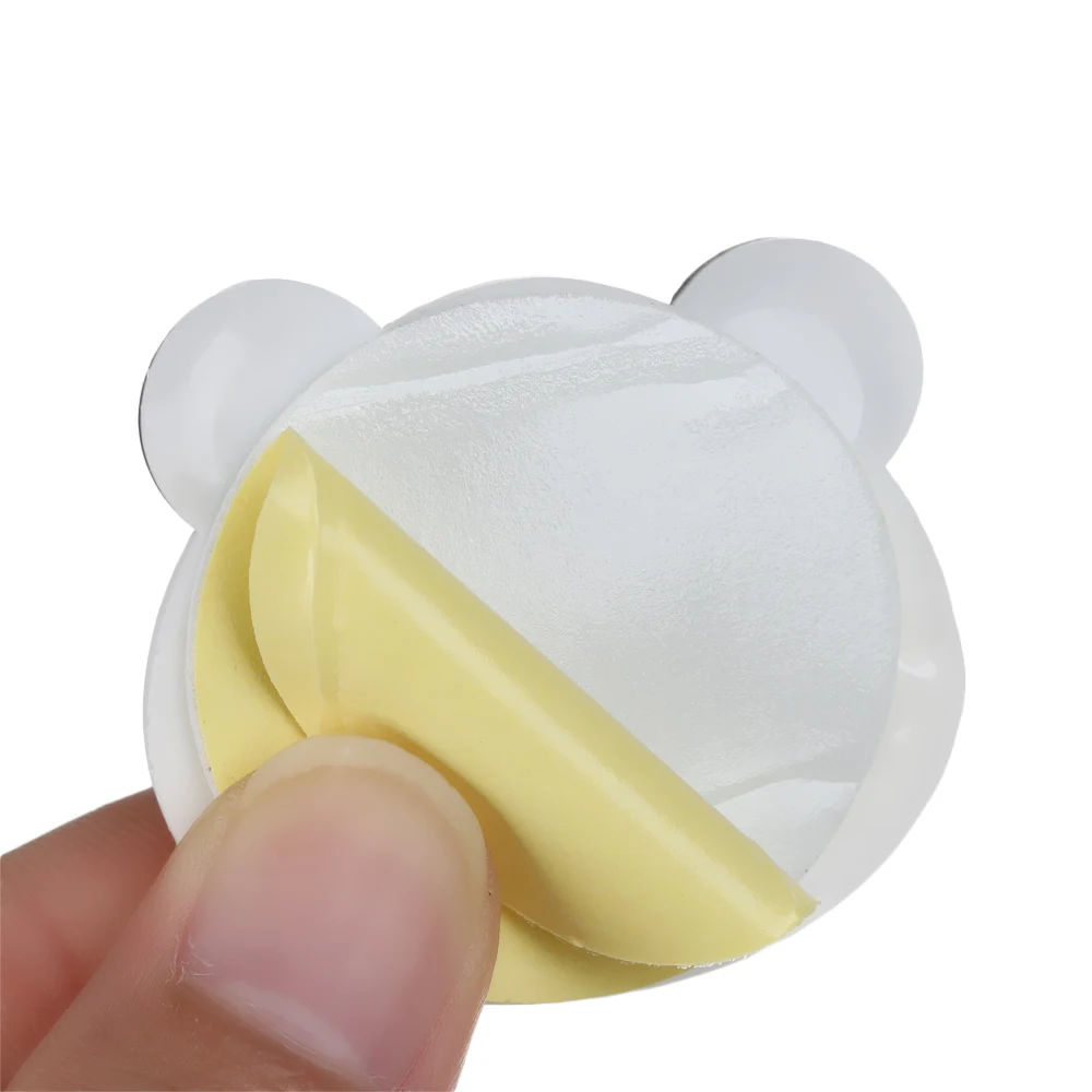 Silicone Door Stopper 1PC Lovely Animal Design PVC Silicone Wall Protector Door Handle Bumper Guard Stopper Collision Avoidance Self-Adhesive Pad