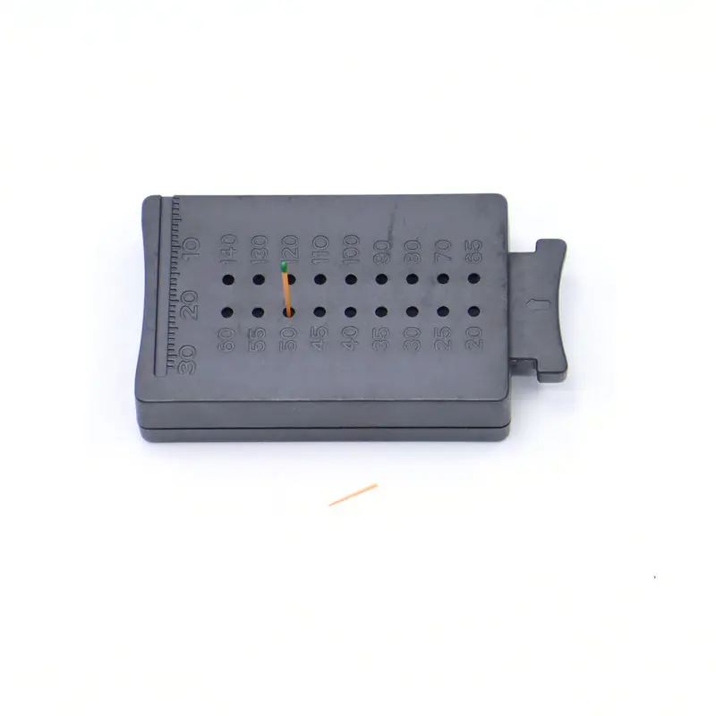 

1Pcs Dental Gutta Percha Cutter Measuring Ruler Sterilizable Reusable Endo Ruler Dental Dresser Dental Materials