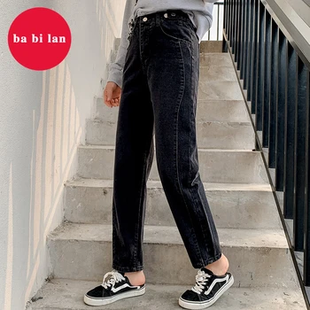 

2020high waist jeans for women Fashion jeans blue black for women casual Harem jeans women jeans