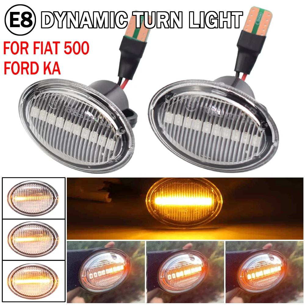 NSLUMO Led Indicatore Di Direzione Laterale Per Fiat 500 Ab