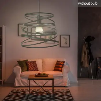 

Retro Style Lamp LED Pendant Light E26 Bulb Modern Industrial Iron Hanging Lights for Cafe Bar Hallway