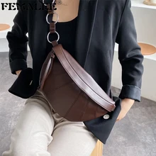 Женская сумка через плечо, модная одноцветная полукруглая седельная сумка, сумки на плечо с круглым кольцом и цепочкой для женщин, дизайнерские сумки