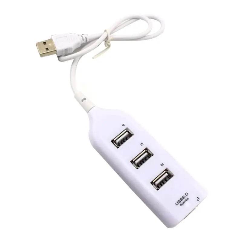 Высокоскоростной Micro Mini 4 порта 2,0 usb-хаб сплиттер адаптер для ноутбука ПК ноутбук приемник периферийные устройства для компьютера аксессуары