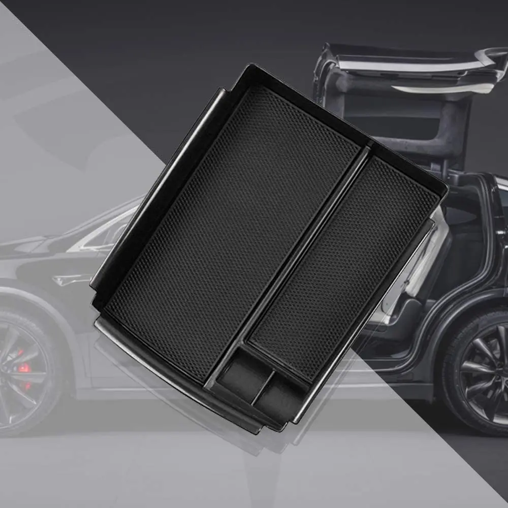 Для Tesla модель X S Центральный автомобильный подлокотник для хранения коробка
