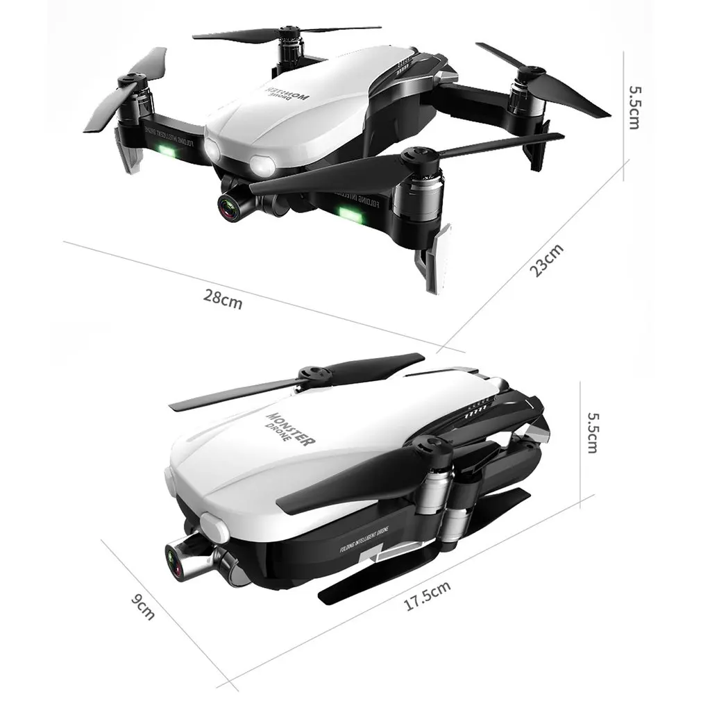 F8 gps складной Радиоуправляемый Дрон 120 градусов 1080P WiFi HD регулируемая камера бесщеточный мотор автоматический возврат Радиоуправляемый вертолет