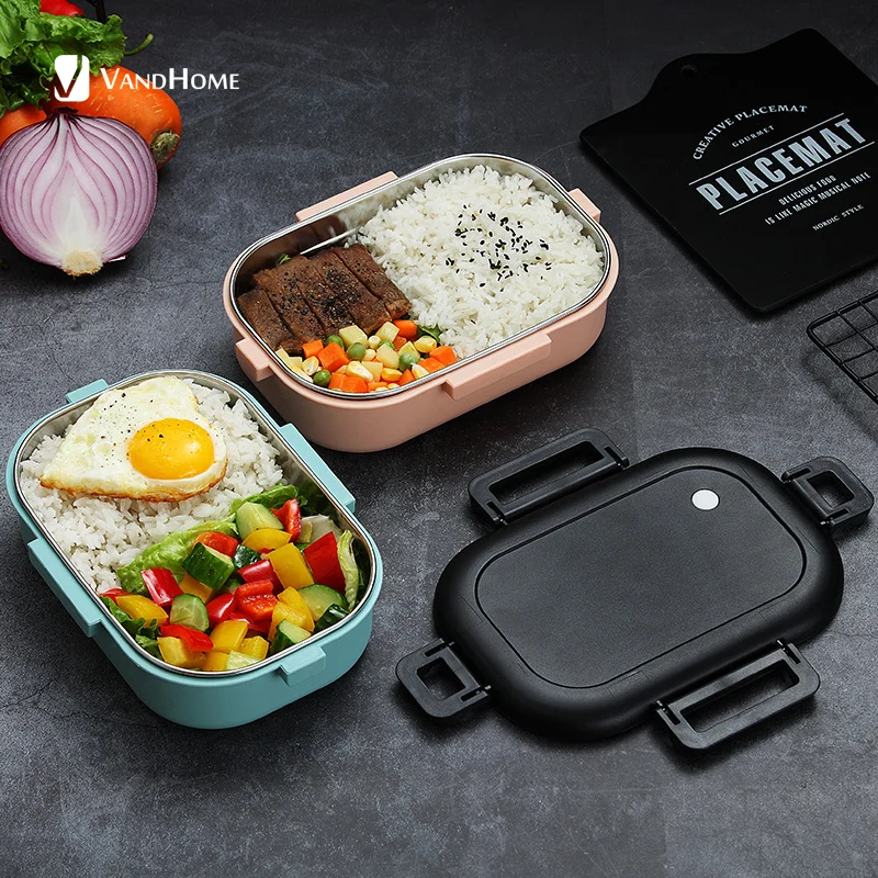 Wandhome японская детская коробка Bento 304 нержавеющая сталь Ланч-бокс для детей