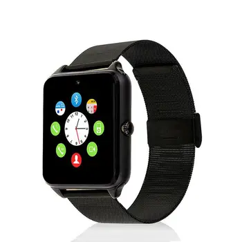 

Z60 Smart Watch Plus Metal Strap Bluetooth Wrist Smartwatch Support Sim TF Card For Android IOS PK S8 IWO 8