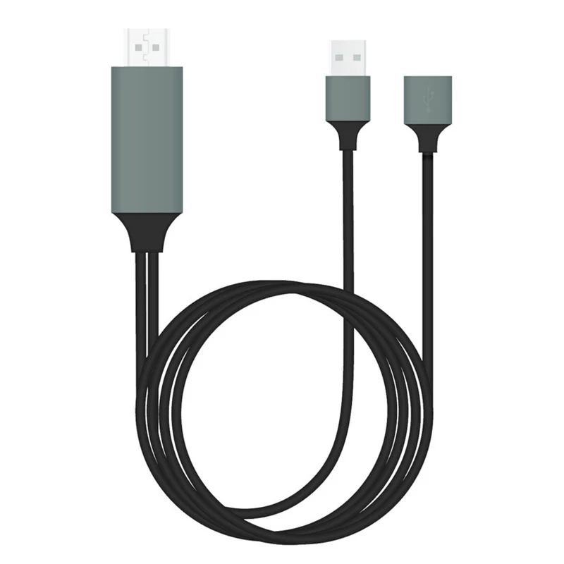 3 в 1 HDMI кабель ТВ Android телефоны к HDMI адаптер Full HD 1080P кабель-Переходник USB Hi 888