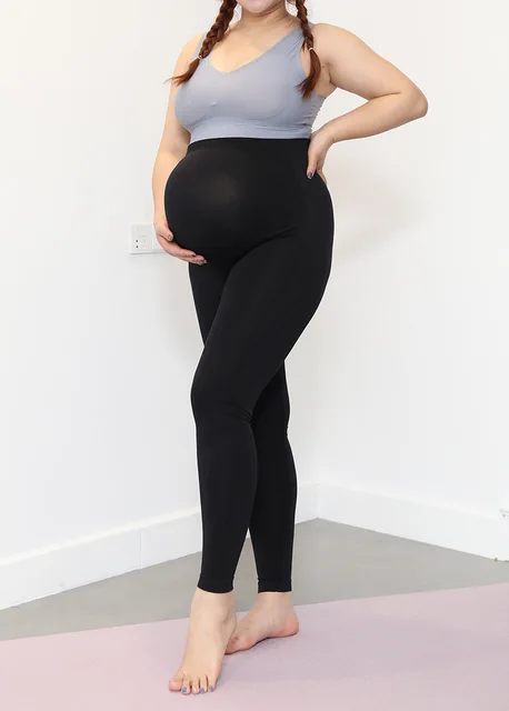 Plus Size Maternity Clothes Maternity Spandex Maternity Yoga Pants With  Pockets High Waist Sports Pants Women's Tights Leggings - Pants u0026 Capris -  AliExpress