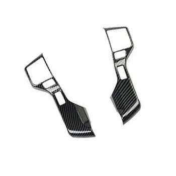 

2pcs Carbon Fiber Style Steering Wheel Decoration Cover Trim For Toyota Tacoma 2016-20 Brand New And High Quality