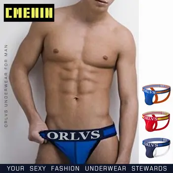 

CMENIN Men cotton thong Sexy Gay Underwear Men Thong men jockstrap mens thongs and g strings sissy panties string men lingerie