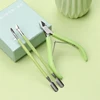 Brainbow 1pc Nail Cuticle Scissors Stainless Steel Fingernail Toenail Manicure Scissor Nail Clipper Cutter Trimmer Pedicure Tool ► Photo 2/6