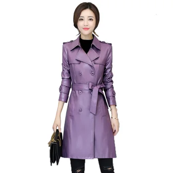 

#0709 Autumn Winter Long Sleeve Slim Leather Jackets Coats For Women Plus Size 5XL Casual PU Jacket Coat Female Korean Outwear