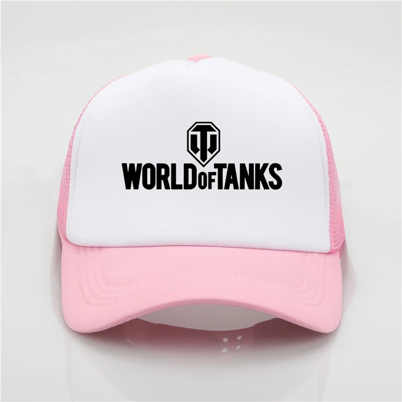 Games World Of Tanks печатная шапка с сеткой бейсболка Мужская и wo мужская летняя Трендовая шапка новая молодежная Джокер Солнцезащитная шляпа - Цвет: Золотой