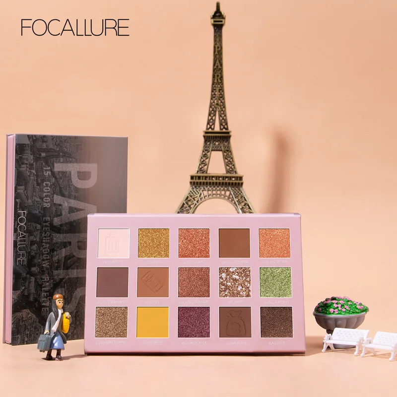 FOCALLURE GO TRAVEL Matte Eyeshadow Palette Shimmery Silky Powder Long Lasting Pigment Pressed Glitter Eye Shadow Pallete Makeup FOCALLURE GO TRAVEL Matte Eyeshadow Palette Shimmery Silky Powder Long Lasting Pigment Pressed Glitter Eye Shadow Pallete Makeup