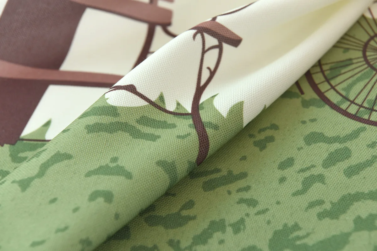 Идиллические маленькие свежие корейские полузатененные шторы для гостиной столовой спальни