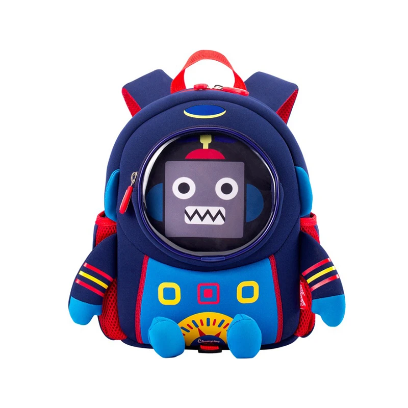 

kids robot school bags for girls primary school orthopedic Designer children backpacks kindergarten Waterproof 2019 new