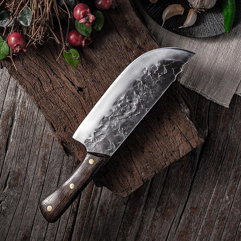 

Liang Da 5CR15mov Stainless Steel Handmade Forged Kitchen Knives Meat Cleaver Vegetable Chopper Kitchen Chopping Knife Cutter