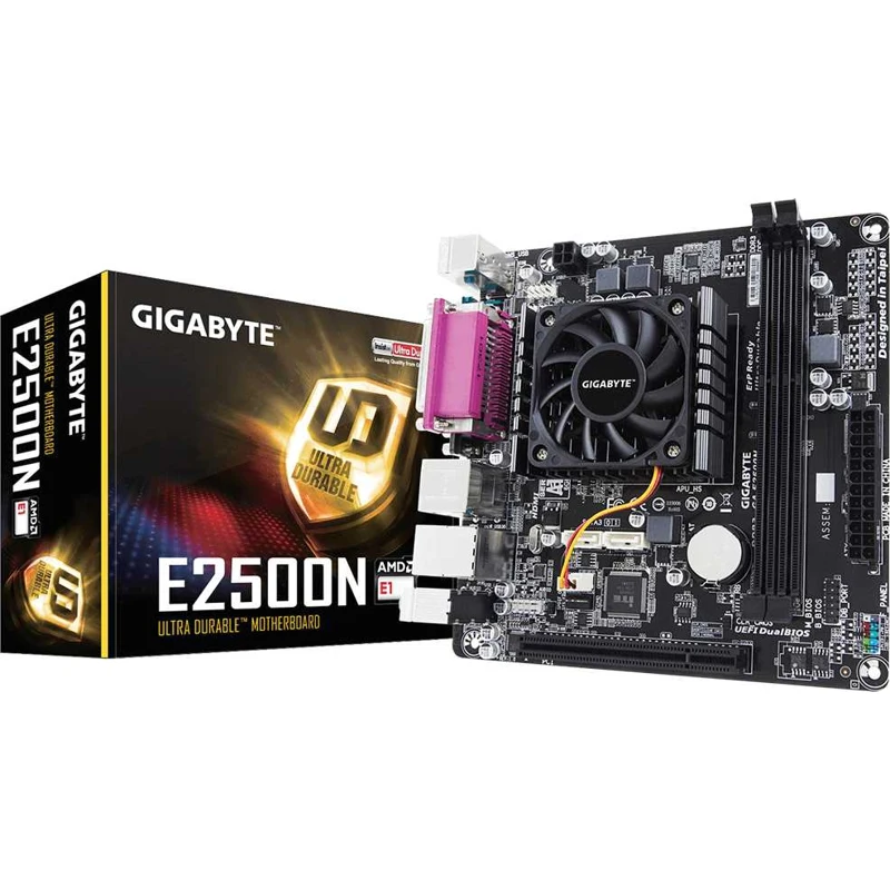 Материнская плата Gigabyte GA-E2500N 2xDDR3 mini-ITX AC'97 8ch(7,1) GbLAN+ VGA+ HDMI